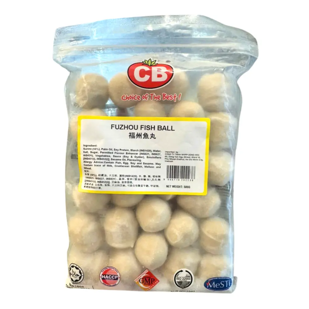 Cá Viên Nhân Thịt, Fuzhou Fish Ball (500g) - CB