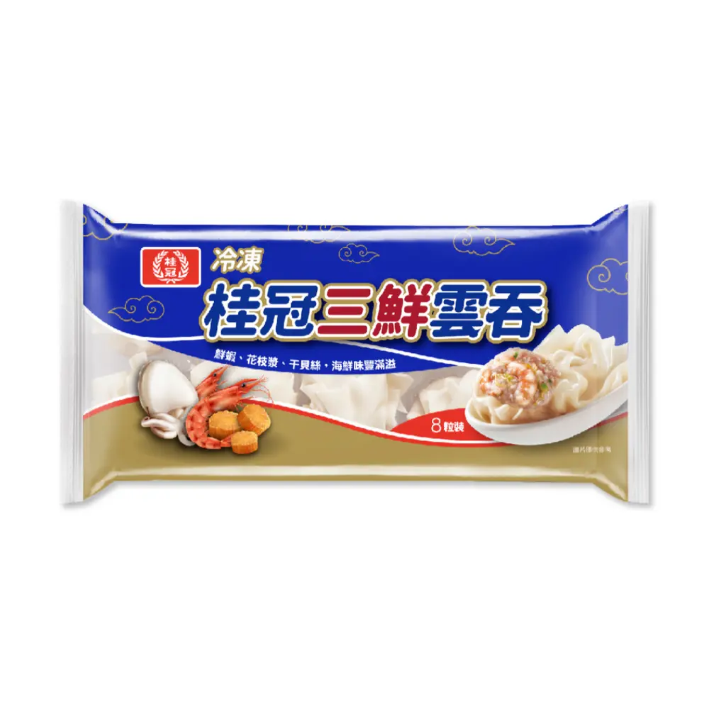 Hoành Thánh Hải Sản, Seafood Wontons (128g) - LAUREL