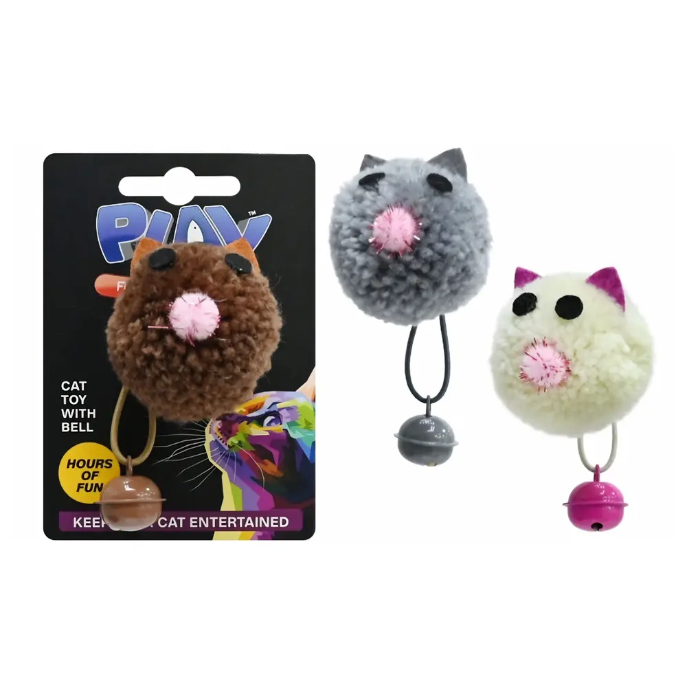Đồ Chơi Cho Mèo Có Chuông (Nhiều Mẫu), Play, Cat Toy with Bell (10cm) - UNCLE BILLS