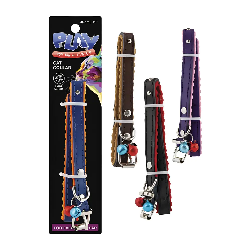 Dây Đeo Cổ Mèo Có Chuông (Nhiều Mẫu), Play, Cat Collar with Bells (30cm) - UNCLE BILLS