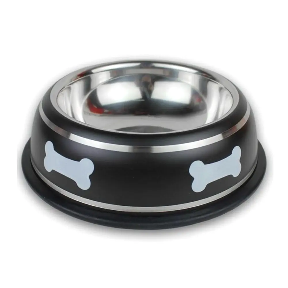 Tô Đựng Thức Ăn Cho Chó Bằng Thép Không Gỉ, Stainless Steel Dog Bowl (400ml) - UNCLE BILLS