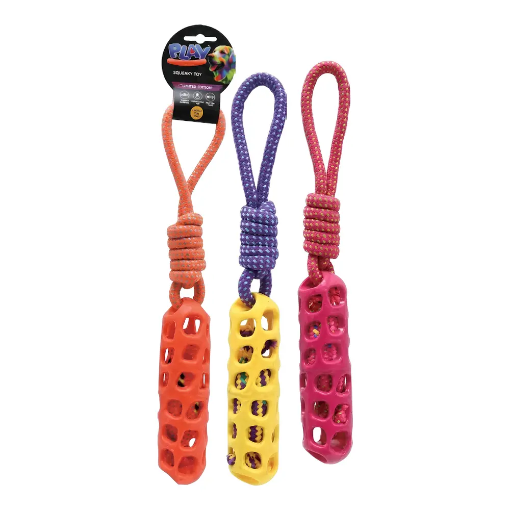 Đồ Chơi Kéo Co Cho Chó Phát Tiếng Kêu (Nhiều Mẫu), Play, Dog Tug Toy Squeaky (39cm) - UNCLE BILLS