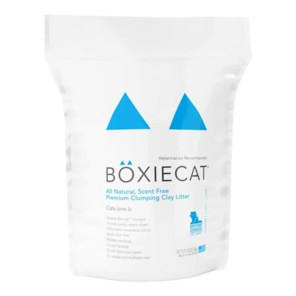 Cát Đất Sét Vệ Sinh Cho Mèo, Premium Clumping Clay Litter, All Natural & Scent Free, 16 lbs (7.26kg) - BOXIECAT