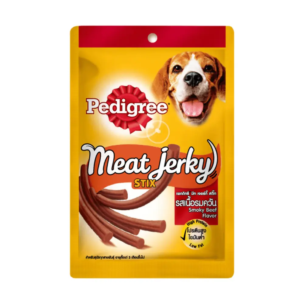 Que Thưởng Cho Chó Vị Bò Xông Khói, Meat Jerky Stix, Smoky Beef Flavor (60g) - PEDIGREE