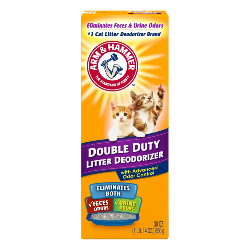 Bột Khử Mùi Phân Mèo, Double Duty Cat Litter Deodorizer, 30 oz (850g) - ARM & HAMMER
