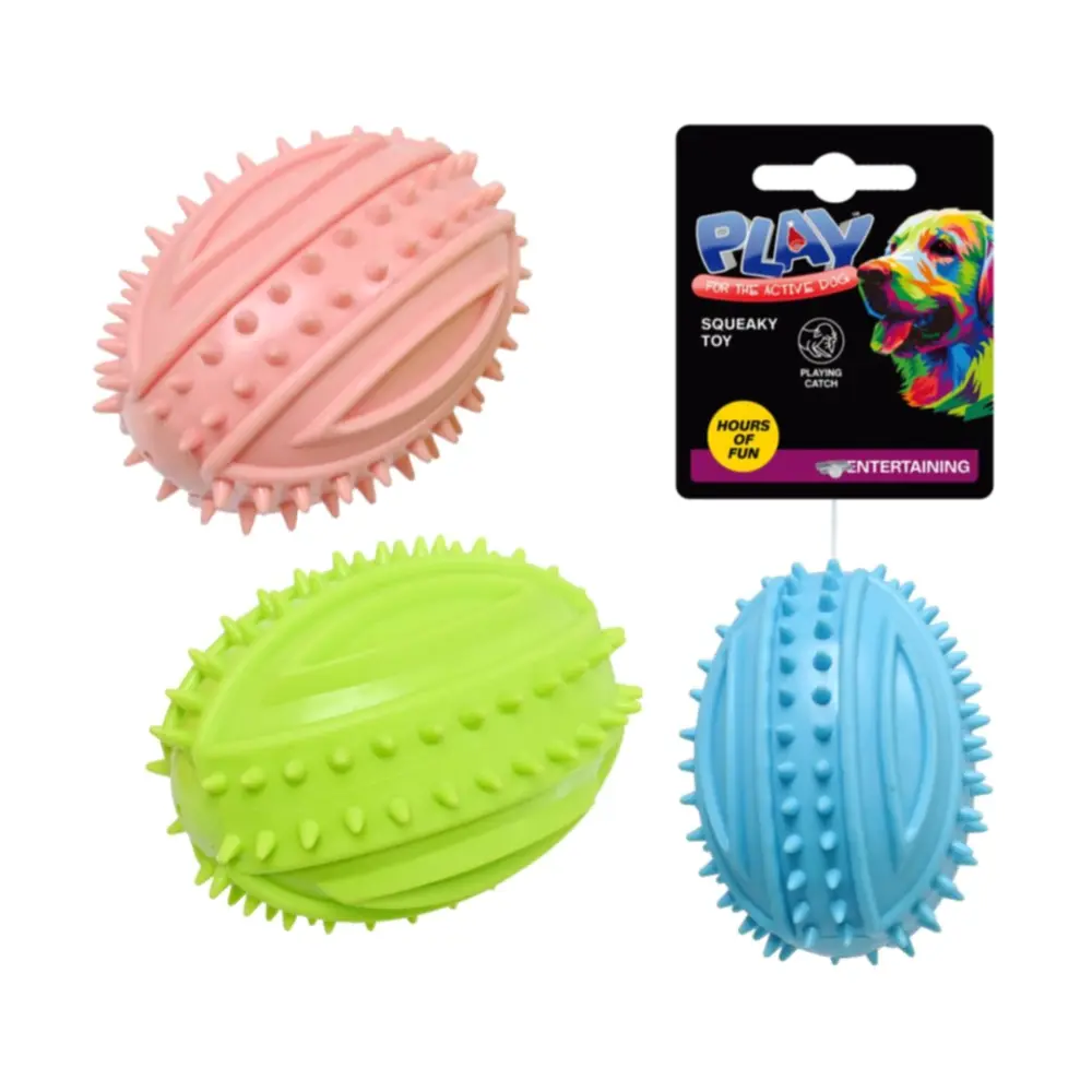 Banh Đồ Chơi Cho Chó (Nhiều Mẫu), Play, Spikey Ball Squeaky Toy for Dog - UNCLE BILLS