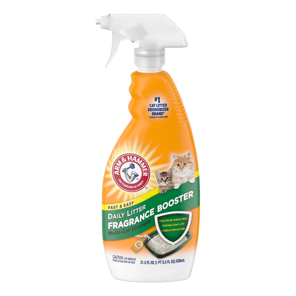 Xịt Khử Mùi Cát Mèo, Daily Litter Fragrance Booster, Multi-Cat Strength, 21.5 fl oz (636ml) - ARM & HAMMER