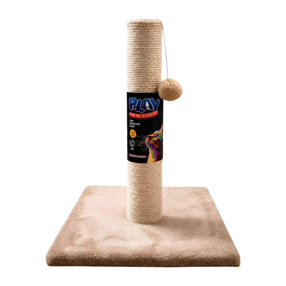 Trụ Cào Móng Mèo, Play, Cat Scratch Post (30 x 30 x 42cm) - UNCLE BILLS