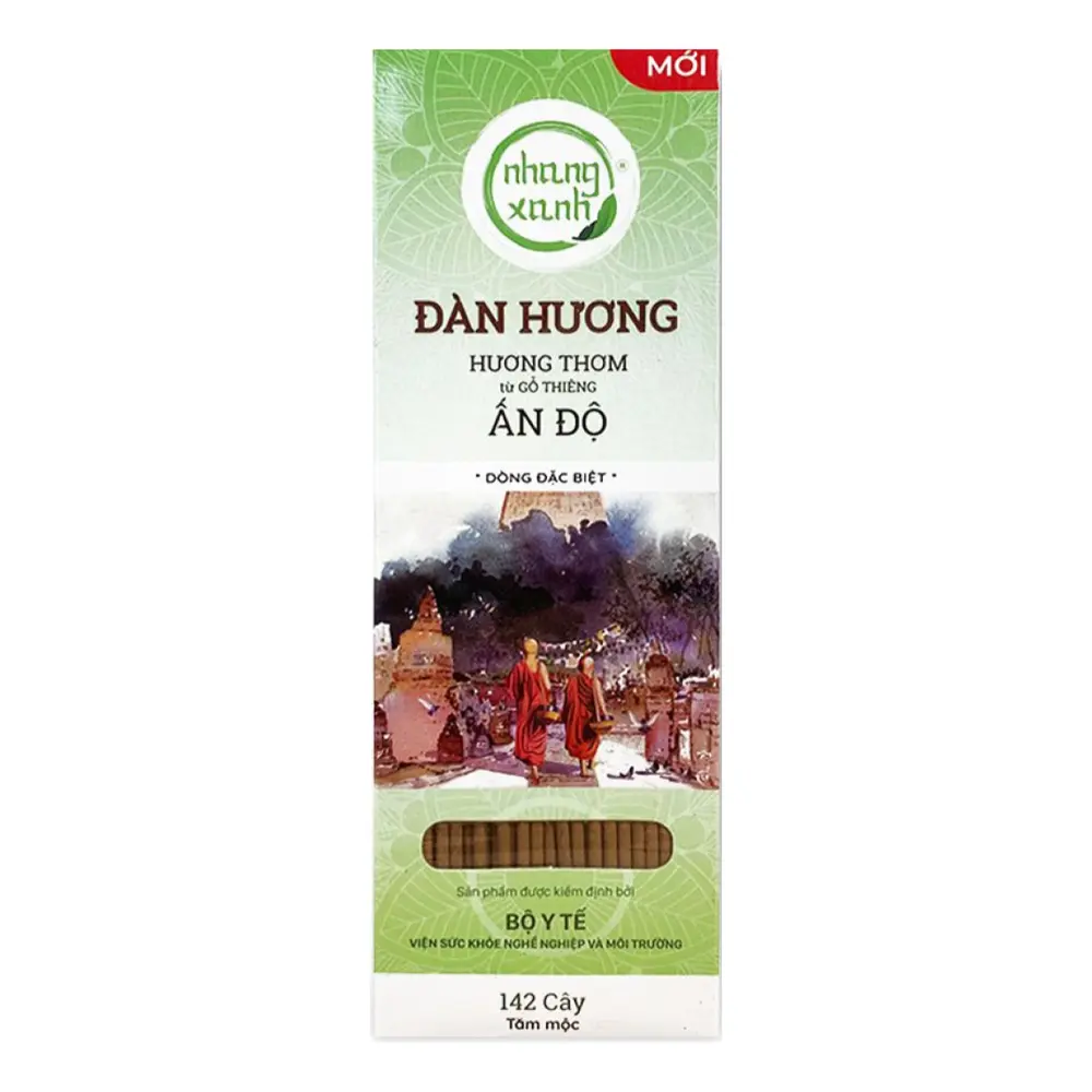 Đàn Hương Gỗ Thiêng Ấn Độ Dòng Đặc Biệt, Indian Wood Incense Sticks, 142 Cây, 20cm (100g) - NHANG XANH