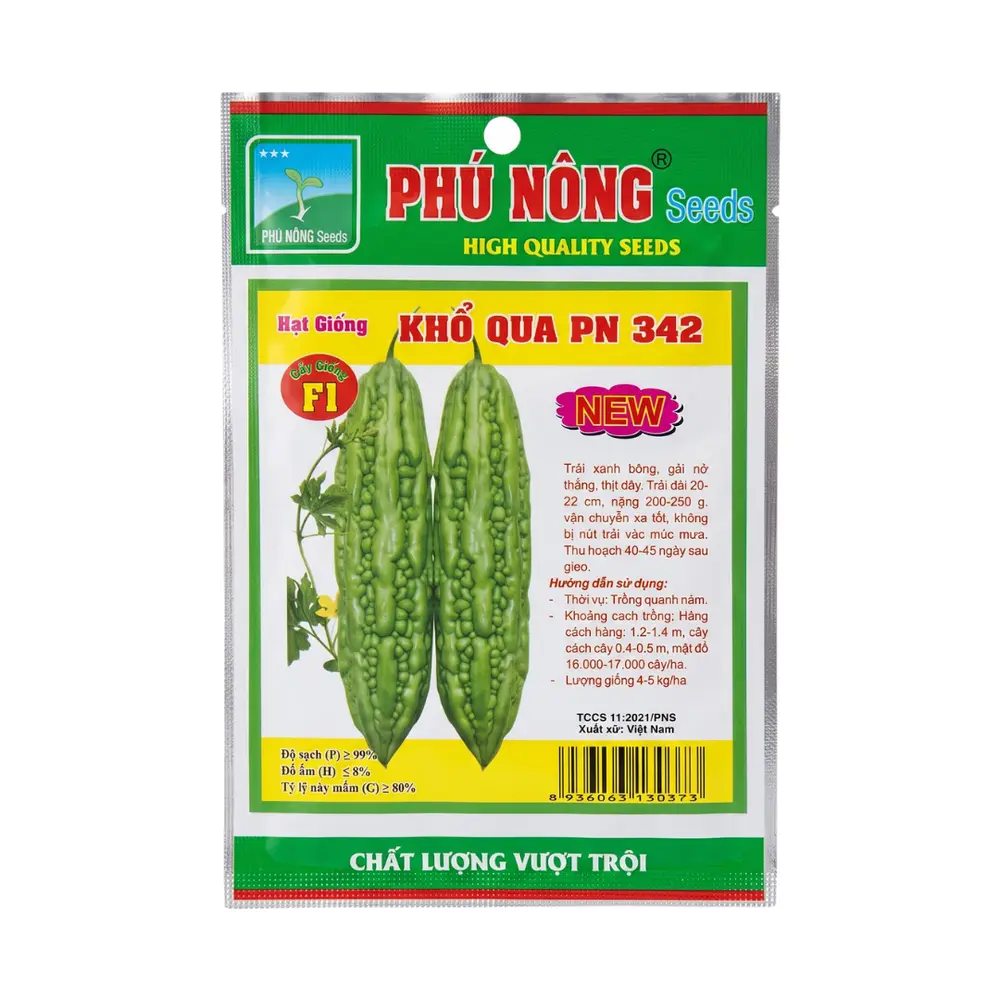 Hạt Giống Khổ Qua PN 342, Bitter Melon Seeds for Planting (2g) - PHU NONG SEEDS