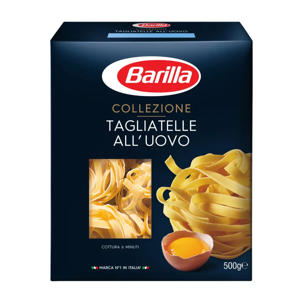 Mì Ý Sợi Dẹt, Collezione Tagliatelle All`Uovo (500g) - BARILLA