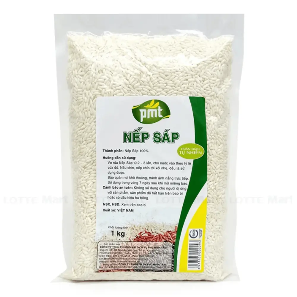 Nếp Sáp, Sap Glutinous Rice (1kg) - PMT
