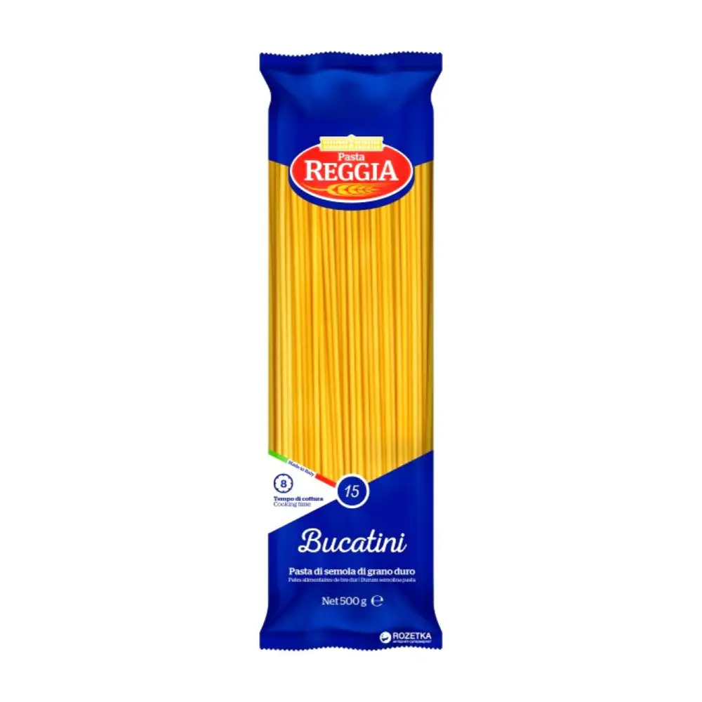 Mì Ý Sợi Tròn, Bucatini, No. 15 (500g) - PASTA REGGIA