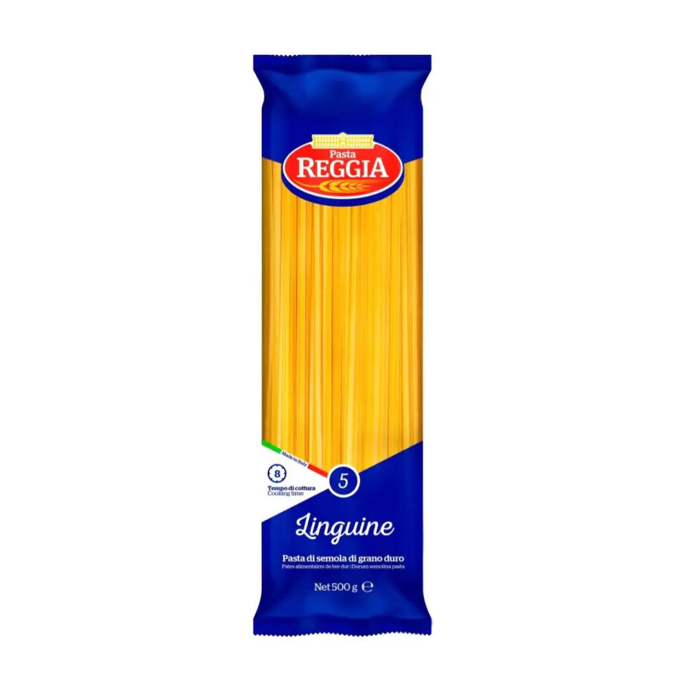 Mì Ý Sợi Dẹt, Linguine, No. 5 (500g) - PASTA REGGIA