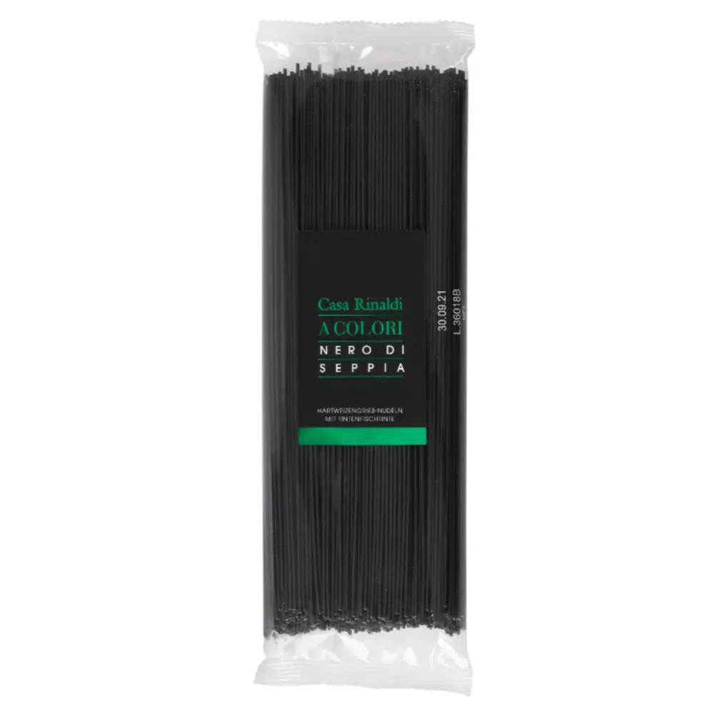 Mì Ý Mực Đen, A Colori, Nero di Seppia, Spaghetti with Black Squid Ink (500g) - CASA RINALDI