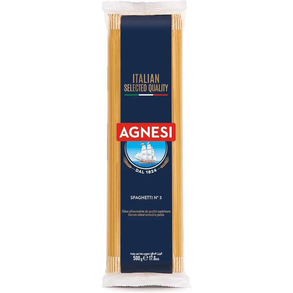 Mì Ý, Spaghetti, No. 3 (500g) - AGNESI