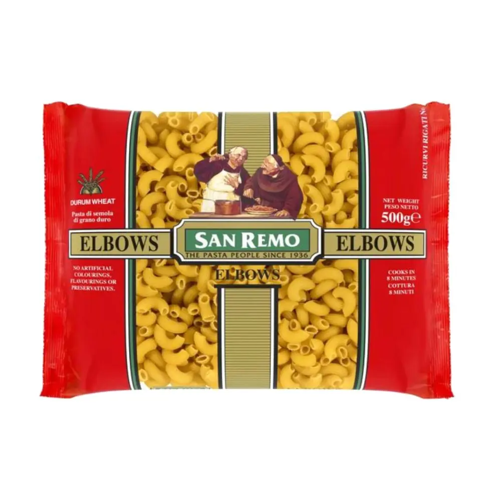 Nui, Elbows, No. 35, Durum Wheat (500g) - SAN REMO