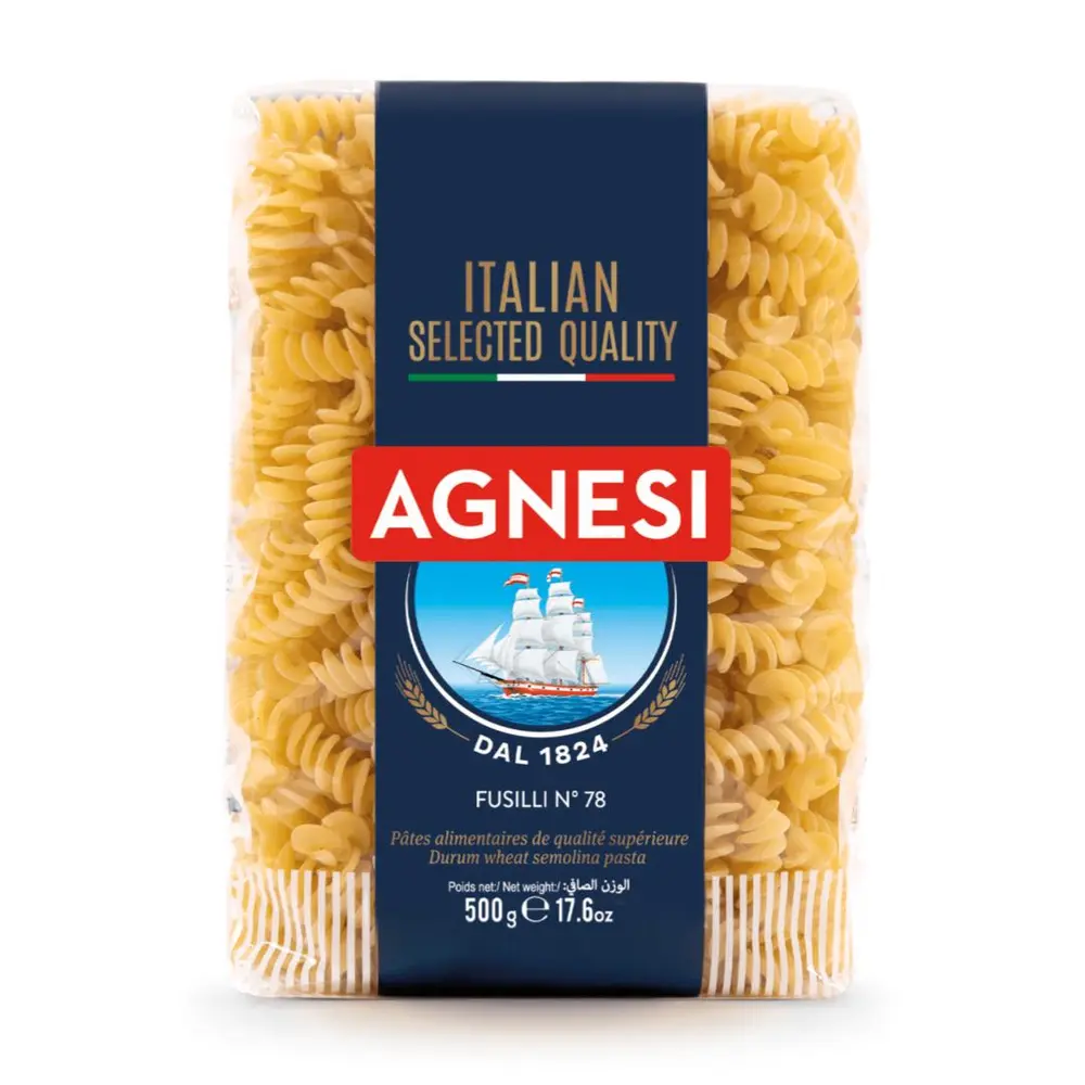 Nui Xoắn, Fusilli, No. 78, 17.6 oz (500g) - AGNESI
