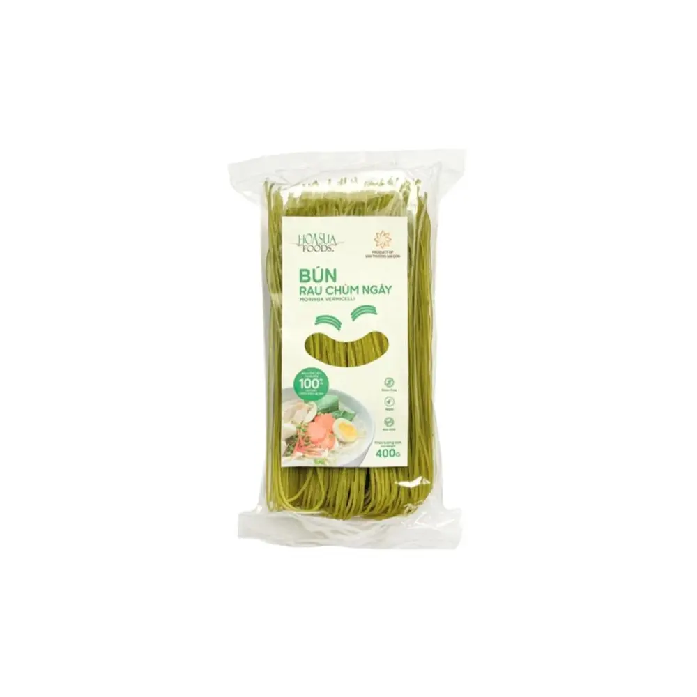 Bún Rau Chùm Ngây, Moringa Vermicelli (400g) - HOA SUA FOODS