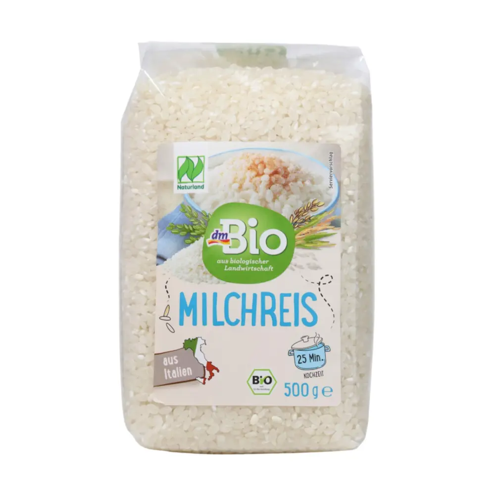 Gạo Sữa Hữu Cơ, Milchreis, Organic Milk Rice (500g) - DMBIO