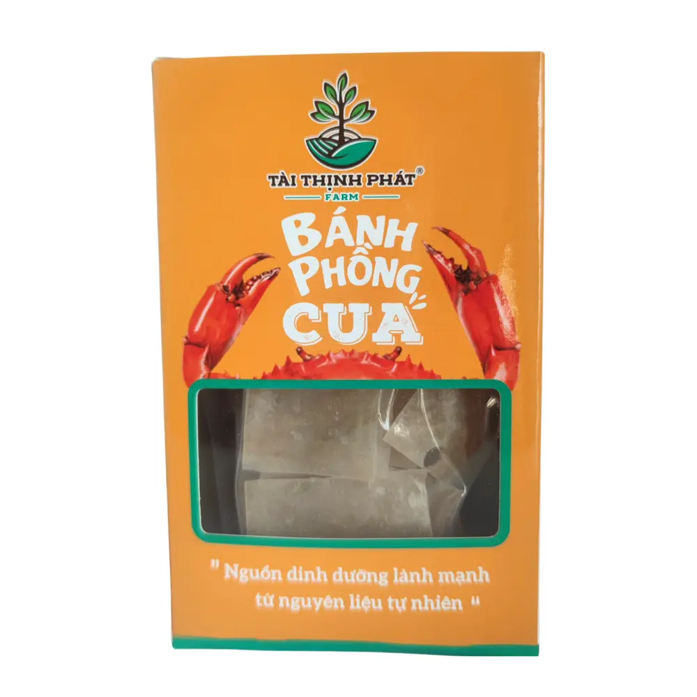 Bánh Phồng Cua 45% Thịt Cua, Crab Crackers (250g) - TAI THINH PHAT FARM