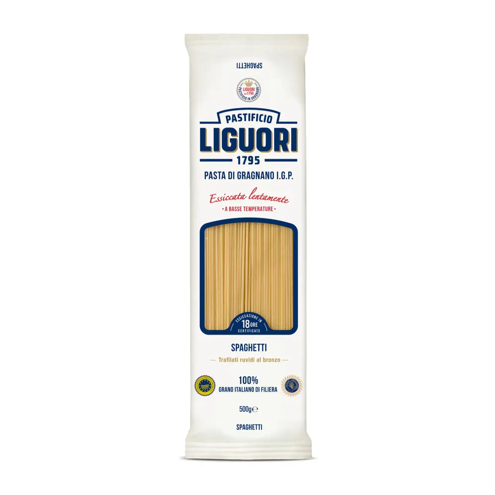 Mì Ý Cao Cấp, Pasta di Gragnano I.P.G., Spaghetti No. 3 (500g) - PASTIFICIO LIGUORI