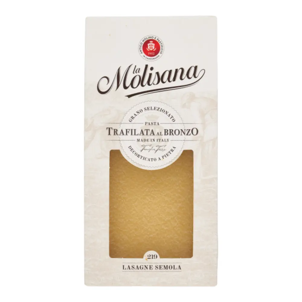 Mì Lá Lasagna, Lasagne Semola, No. 219 (500g) - LA MOLISANA