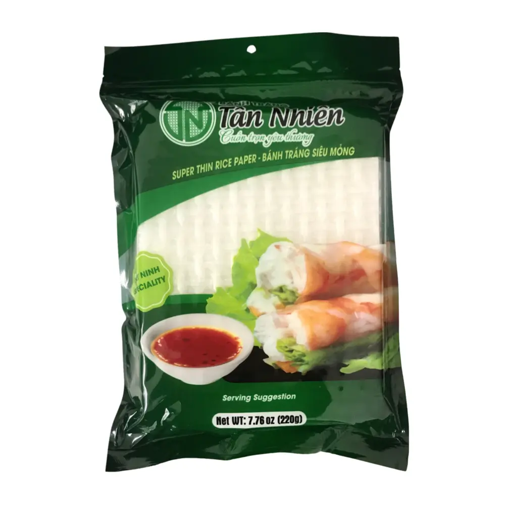 Bánh Tráng Siêu Mỏng Đặc Sản Tây Ninh, Super Thin Rice Paper, 16 x 22cm (220g) - TAN NHIEN