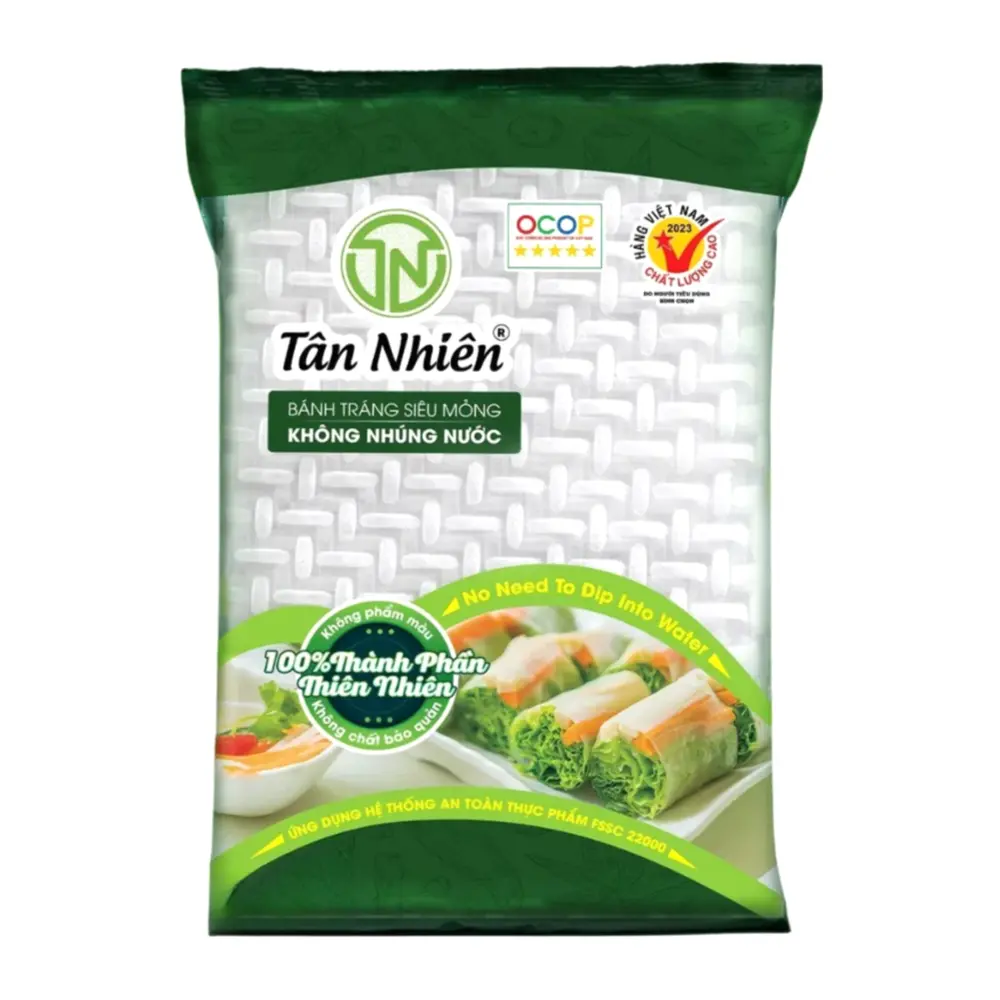 Bánh Tráng Siêu Mỏng Không Cần Nhúng Nước, Super Thin Rice Paper, 16 x 22cm, 14.1 oz (400g) - TAN NHIEN