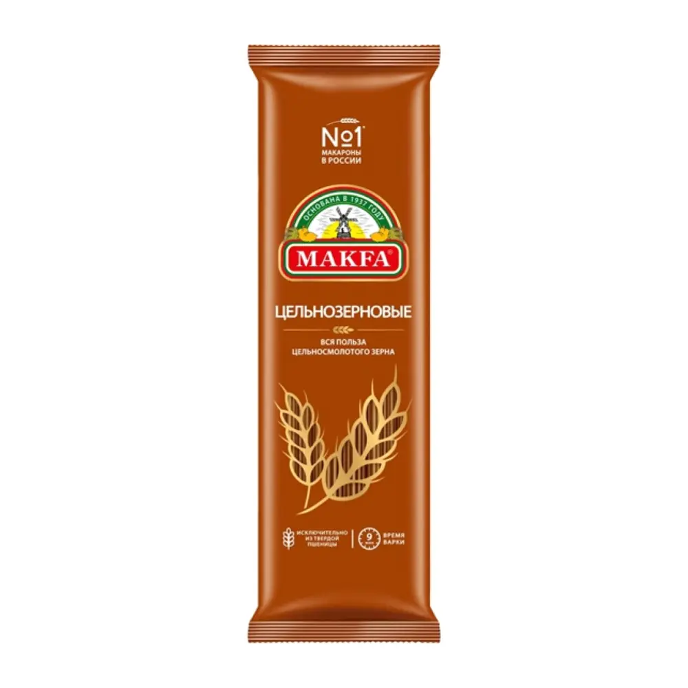 Mì Ý Nguyên Cám, Whole Grain Spaghetti (500g) - MAKFA