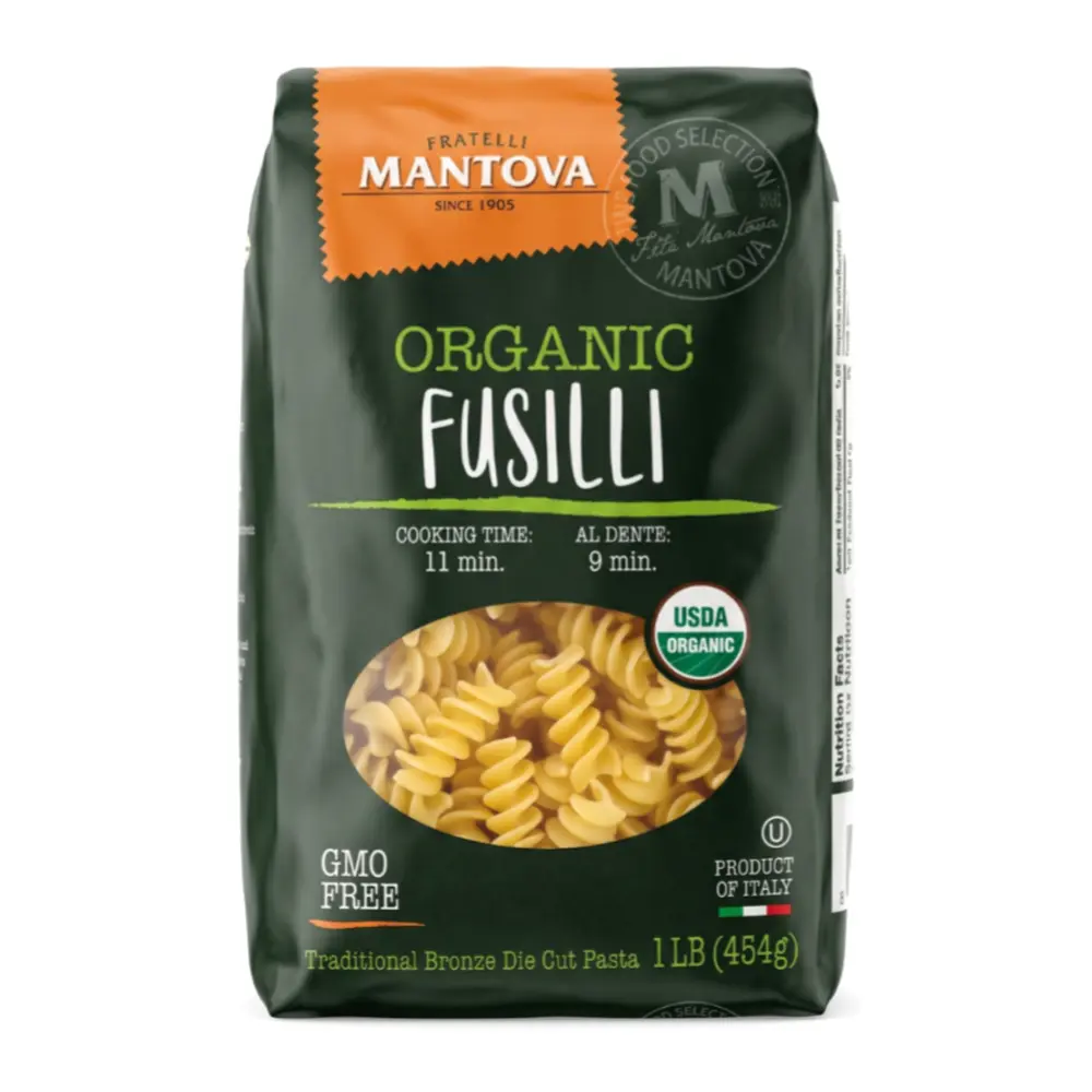 Nui Xoắn Hữu Cơ, Organic Fusilli, 1 lb (454g) - FRATELLI MANTOVA