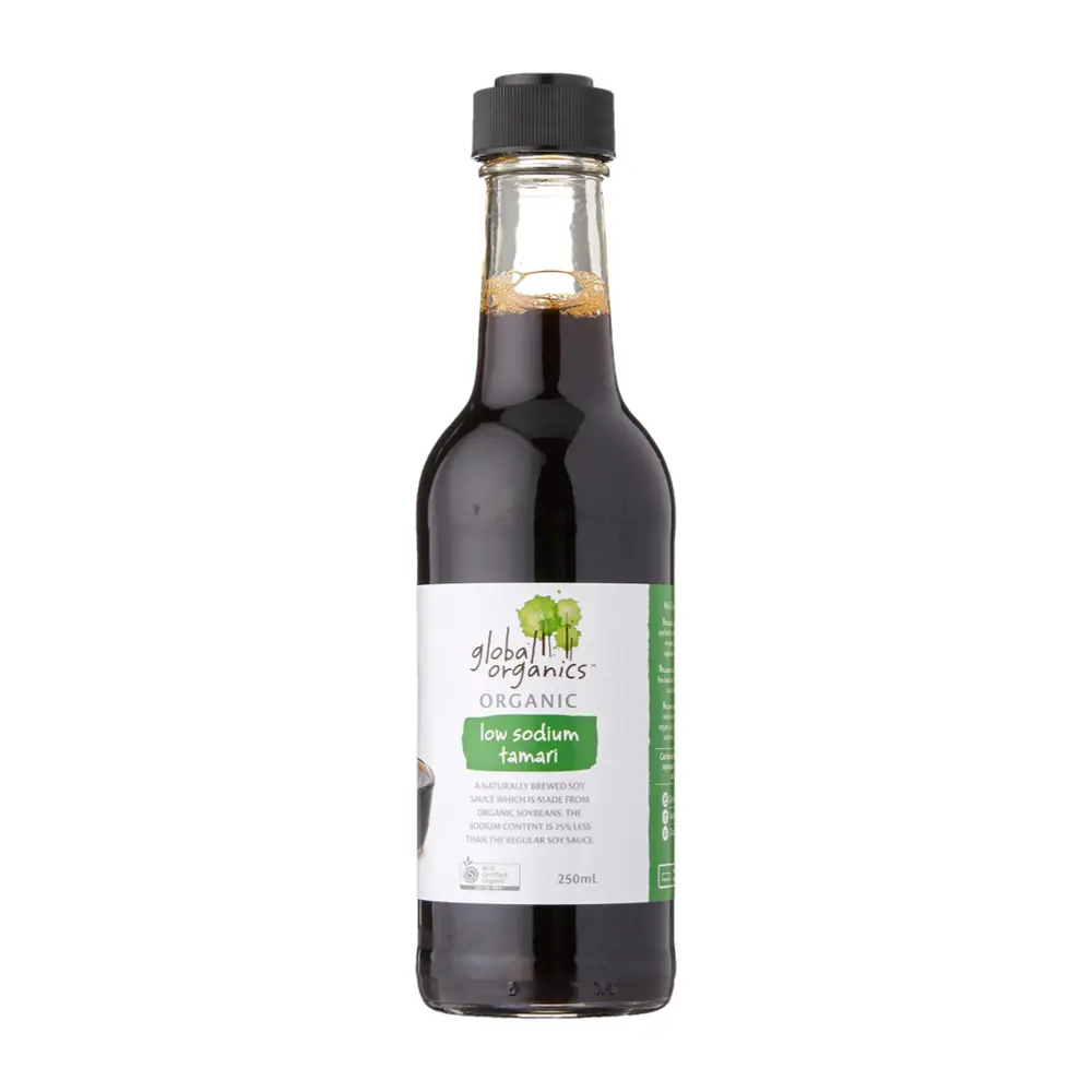 Nước Tương Tamari Hữu Cơ Ít Muối, Organic Low Sodium Tamari (250ml) - GLOBAL ORGANICS