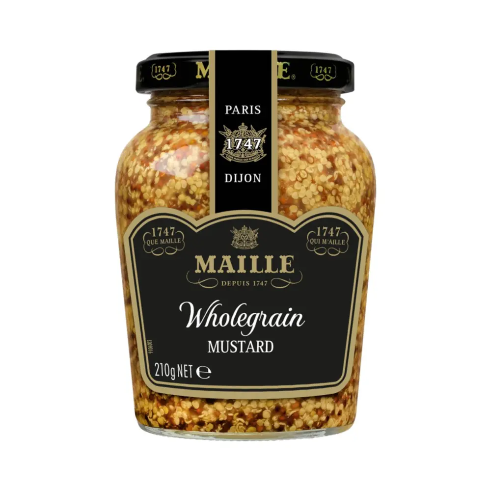 Mù Tạt Nguyên Hạt, Wholegrain Mustard (210g) - MAILLE