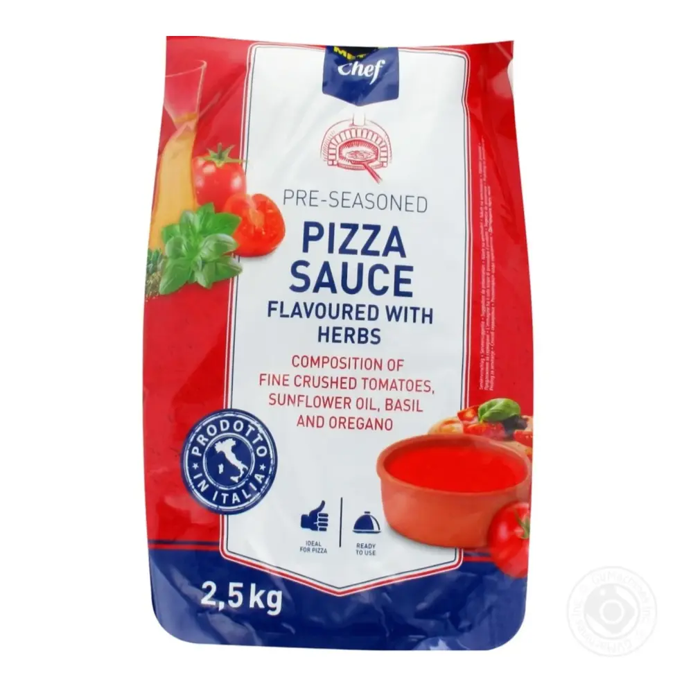 Sốt Pizza, Pizza Sauce, Flavoured with Herbs (2.5kg) - METRO CHEF