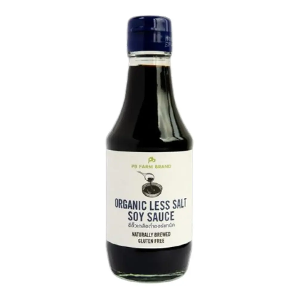 Nước Tương Ít Muối Hữu Cơ, Organic Less Salt Soy Sauce (200ml) - PB FARM BRAND