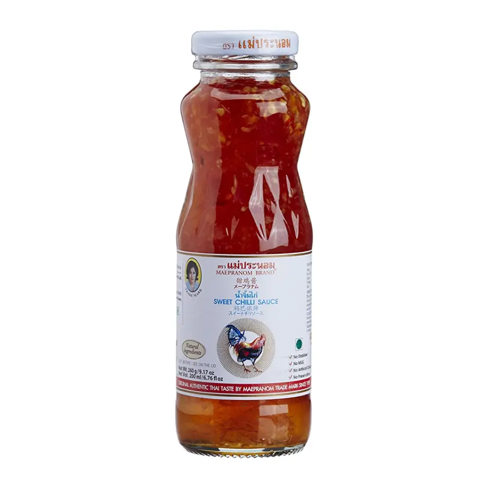 Sốt Ớt Chấm Gà Chua Ngọt, Sweet Chilli Sauce, 9.17 oz (260g) - MAE PRANOM