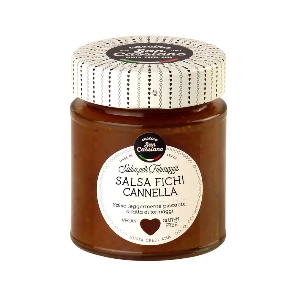 Sốt Ăn Kèm Phô Mai Vị Quả Sung & Quế, Fig & Cinnamon Sauce (170g) - CASCINA SAN CASSIANO