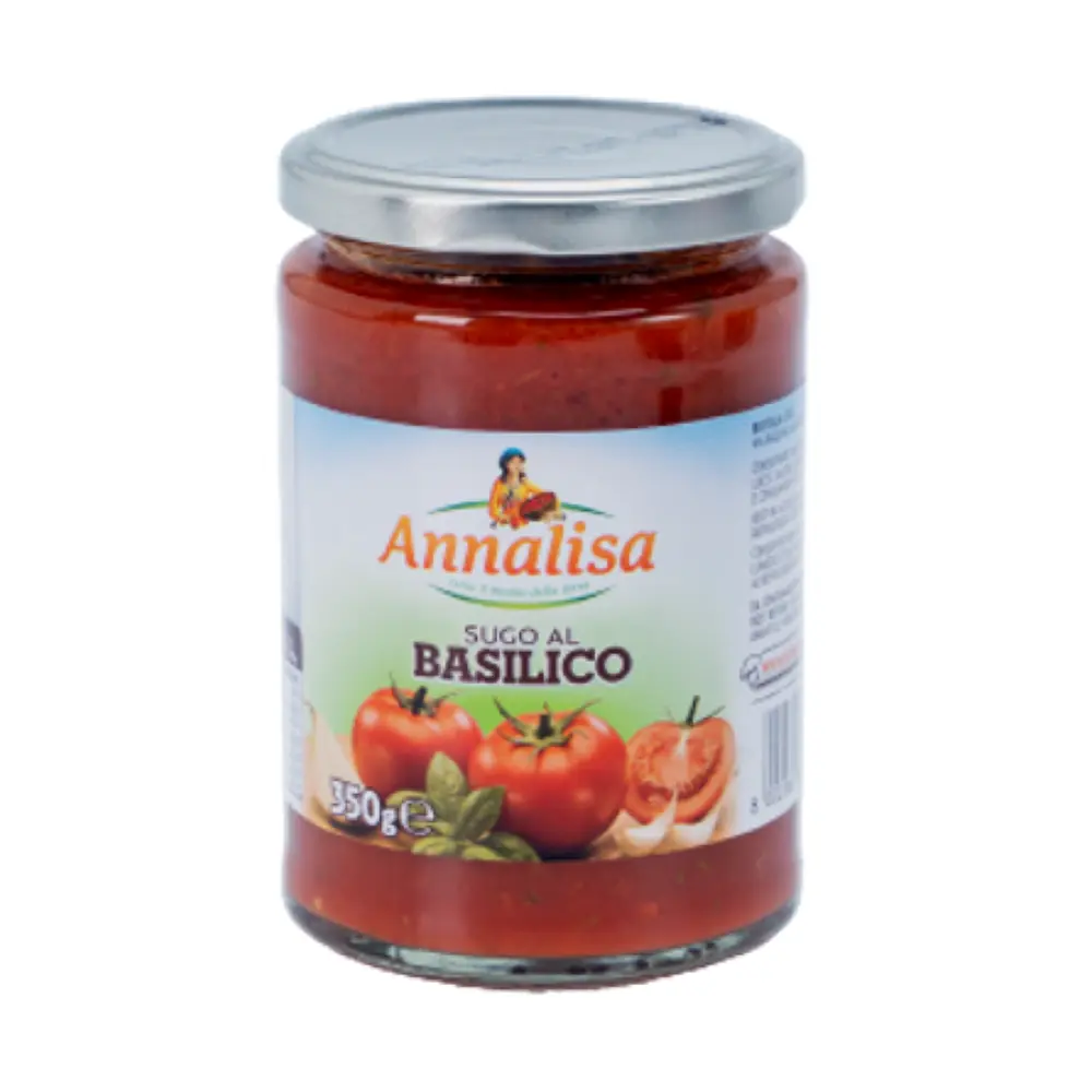 Sốt Cà Chua Húng Tây, Sugo Al Basilico (350g) - ANNALISA