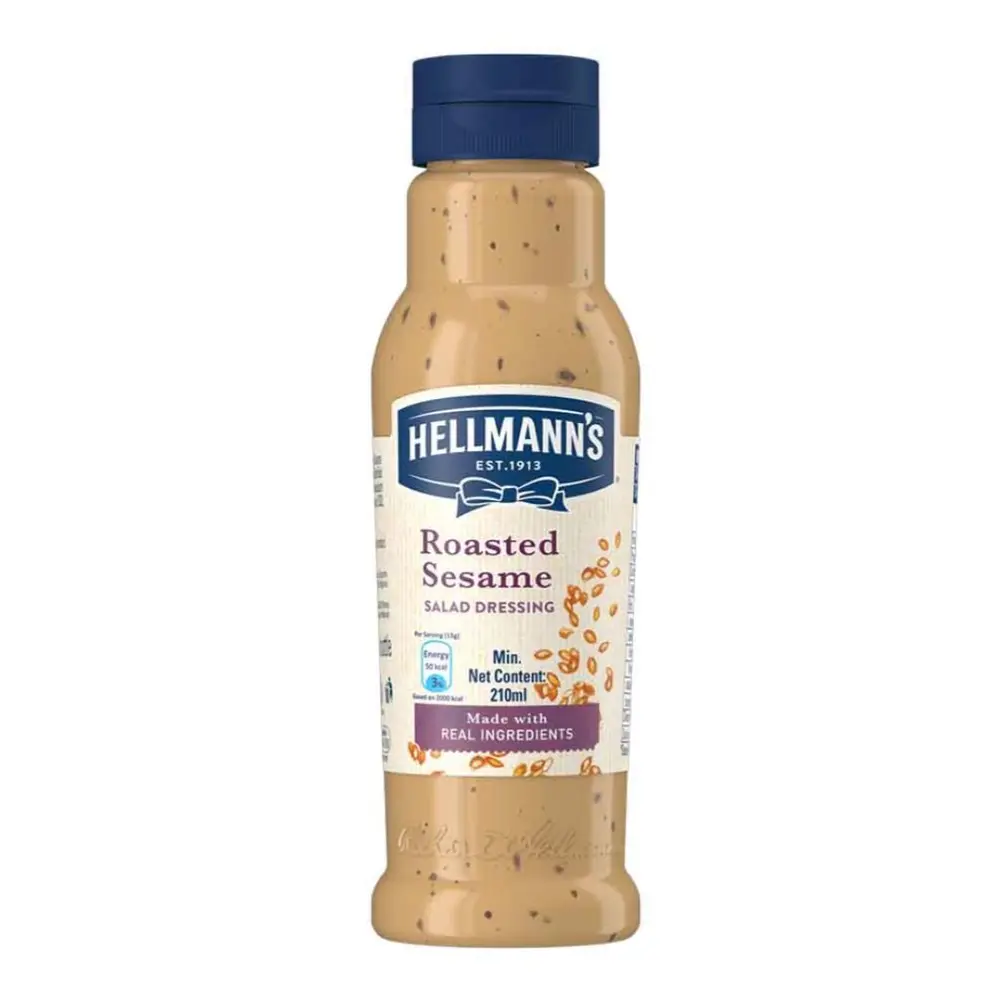 Sốt Salad Mè Rang, Roasted Sesame Salad Dressing (210ml) - HELLMANN'S