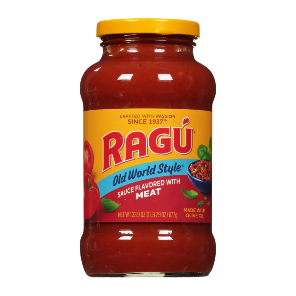 Sốt Cà Chua Thịt, Old World Style, Sauce Flavored with Meat, 23.9 oz (677g) - RAGU