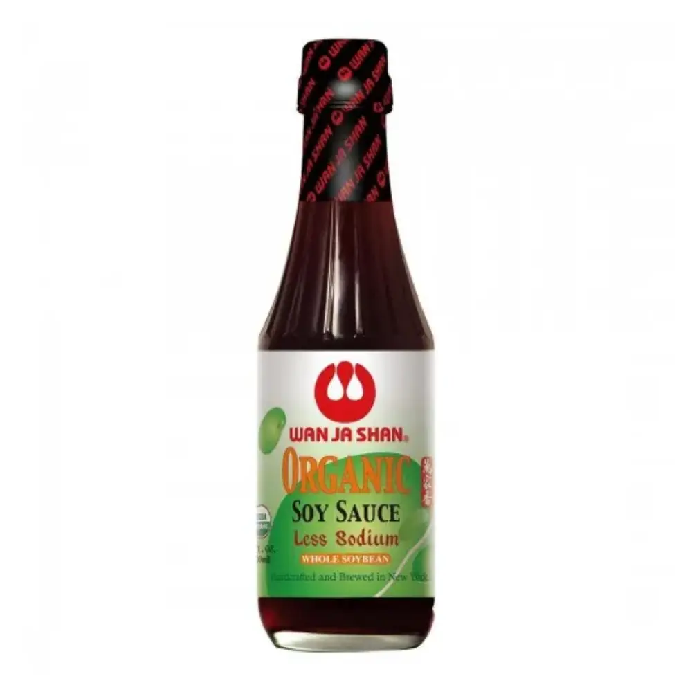 Nước Tương Ít Muối Hữu Cơ, Organic Soy Sauce, Less Sodium (300ml) - WAN JA SHAN