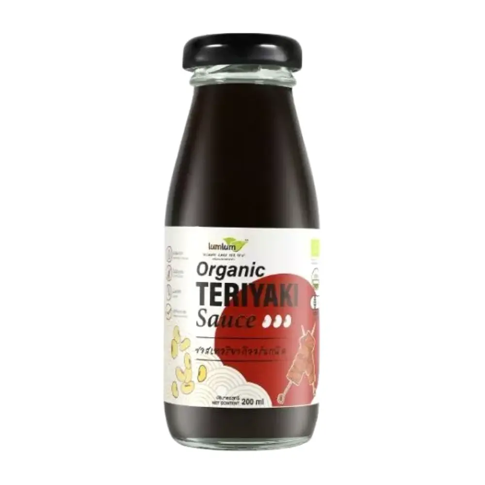 Sốt Teriyaki Hữu Cơ, Organic Teriyaki Sauce (200ml) - LUMLUM