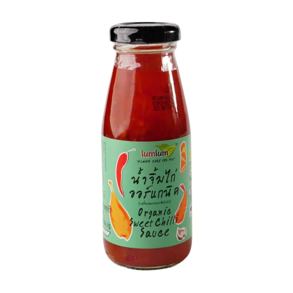 Sốt Ớt Chua Ngọt Hữu Cơ, Organic Sweet Chilli Sauce (200g) - LUMLUM