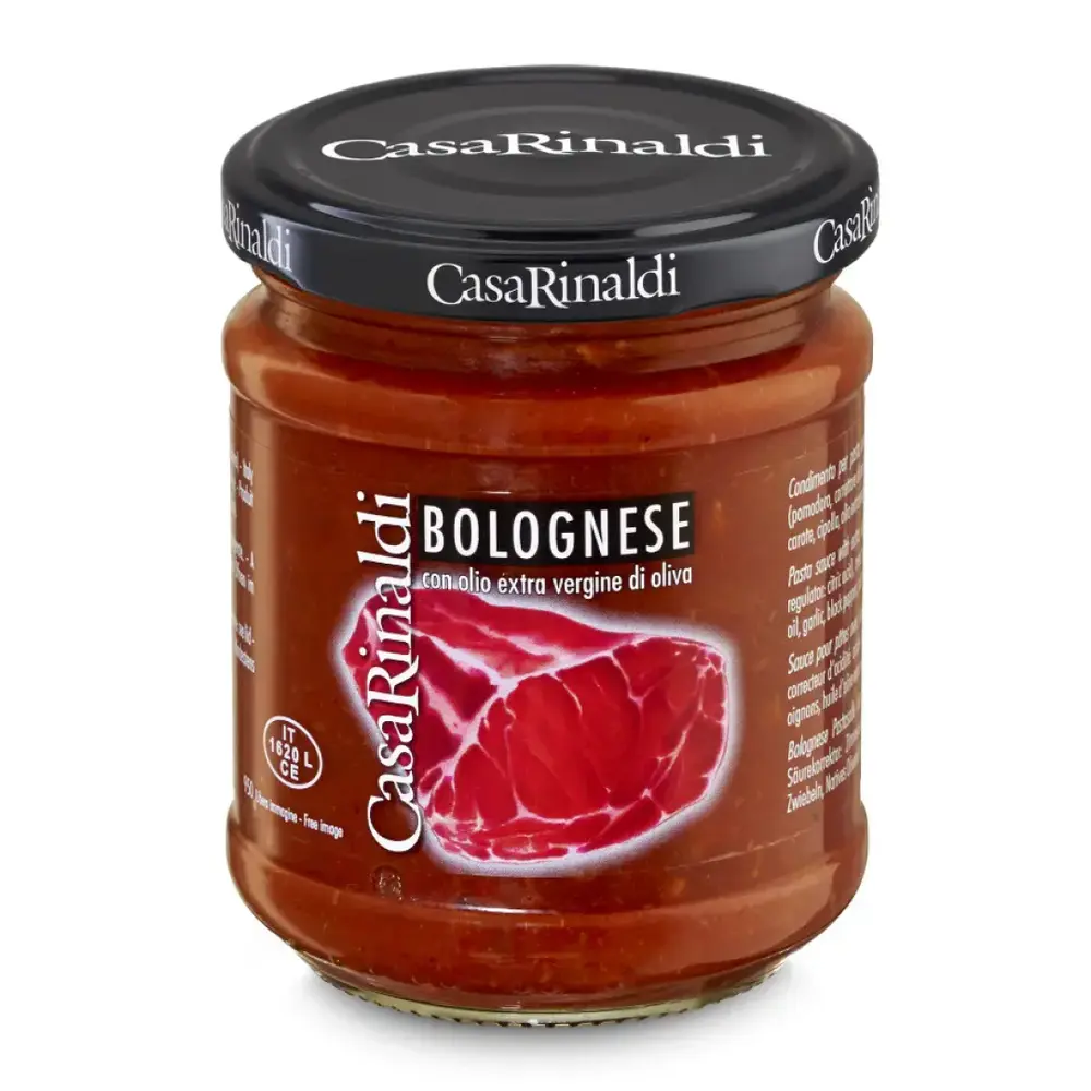 Sốt Bò Bằm, Bolognese with Extra Virgin Olive Oil (190g) - CASA RINALDI