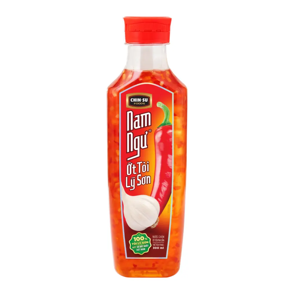 Nước Mắm Nam Ngư Ớt Tỏi Lý Sơn, Dipping Fish Sauce with Chili & Garlic (300ml) - CHIN-SU FOODS