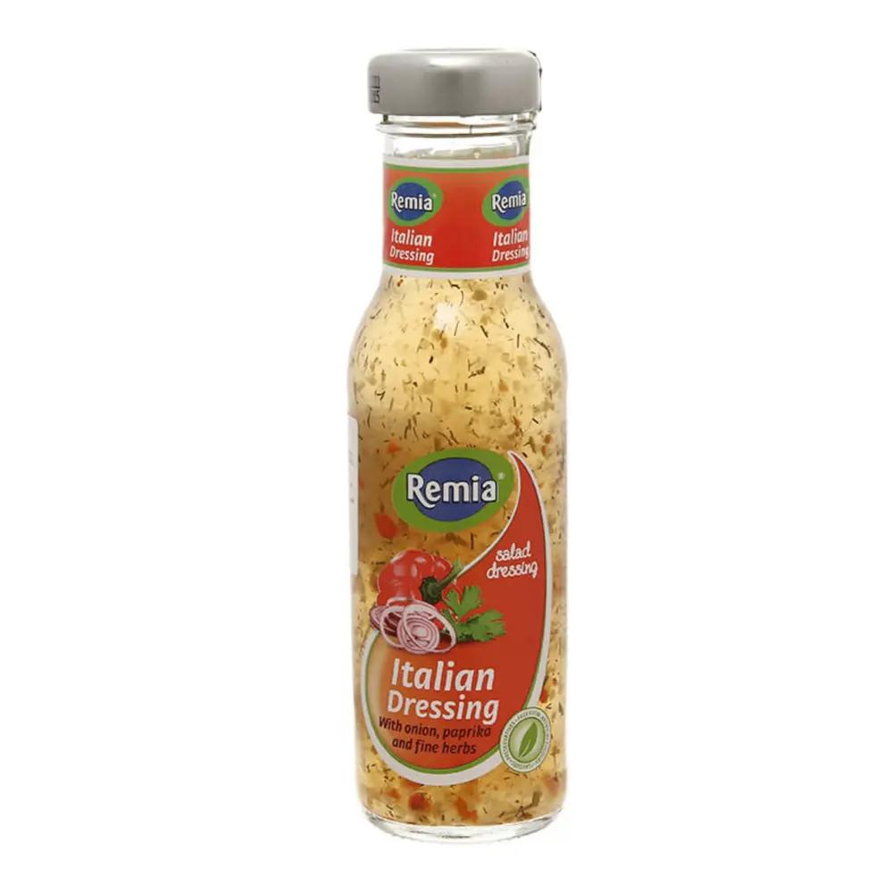 Sốt Trộn Salad Kiểu Ý, Italian Dressing, with Onion, Paprika & Fine Herbs (250ml) - REMIA