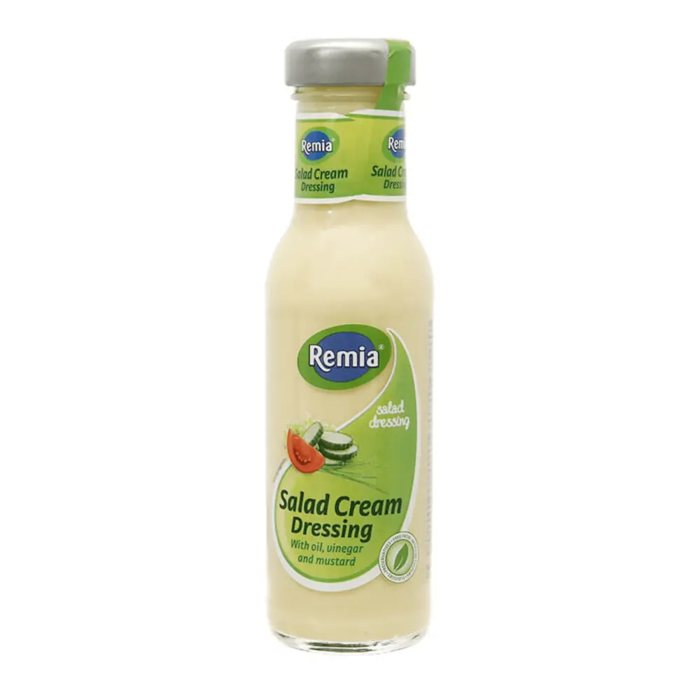 Sốt Trộn Salad, Salad Cream Dressing, with Oil, Vinegar & Mustard (250ml) - REMIA