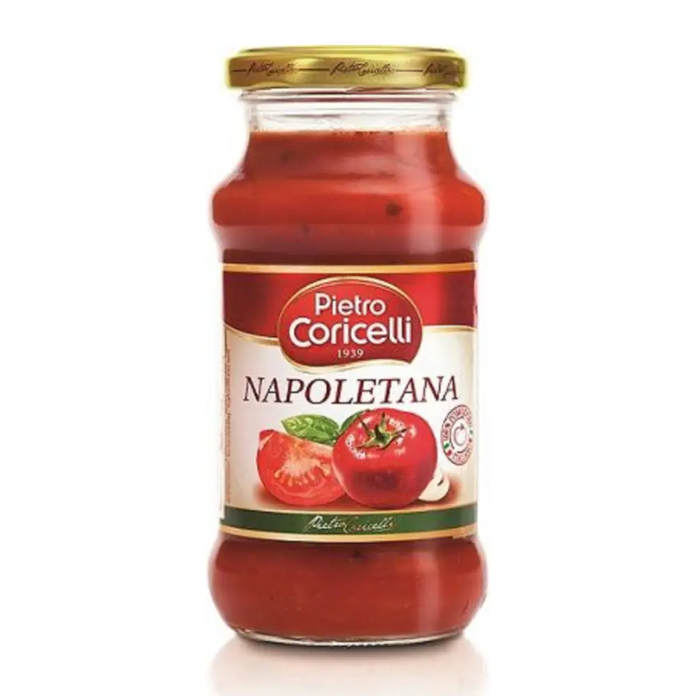 Sốt Mì Ý Cà Chua Tỏi, Napoletana, Tomato & Garlic Sauce (350g) - PIETRO CORICELLI