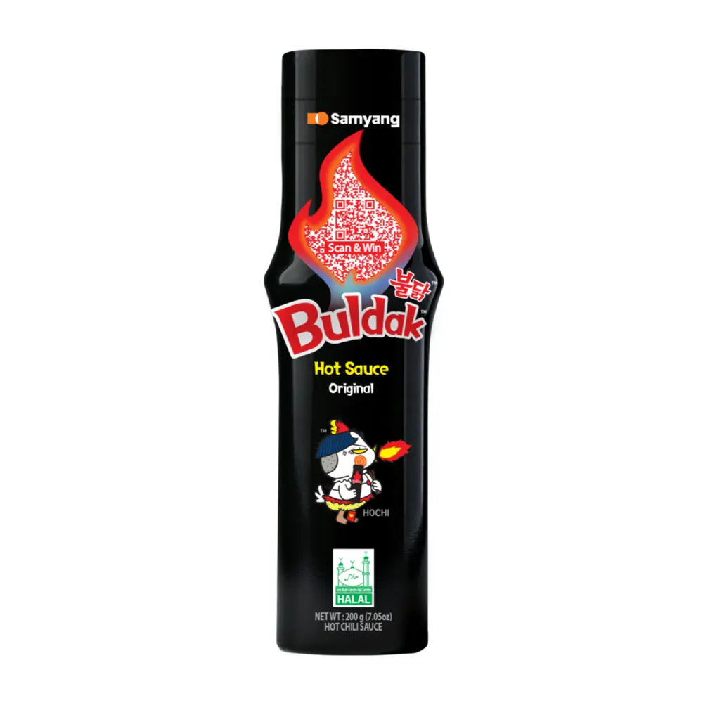 Sốt Chấm Vị Gà Cay, Buldak, Hot Chicken Flavor Sauce, 7.05 oz (200g) - SAMYANG