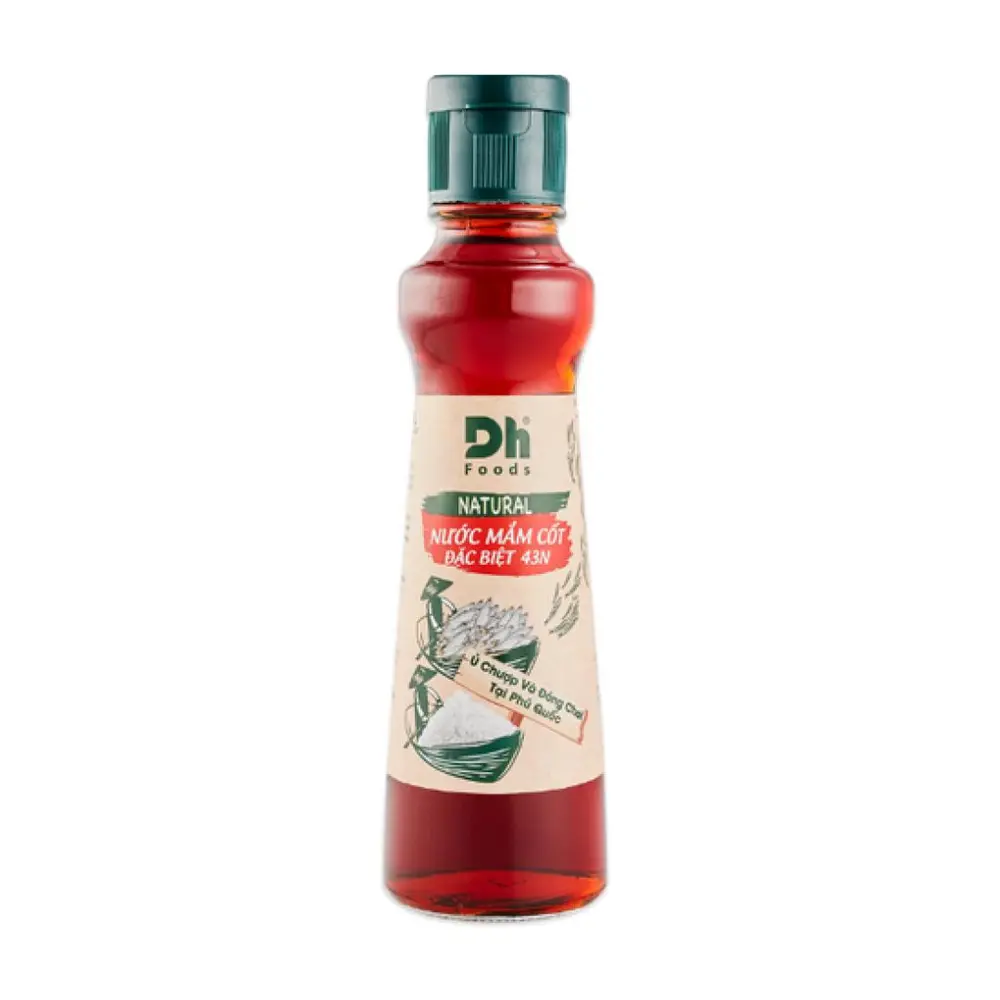 Natural Nước Mắm Cốt Đặc Biệt 43N, Special Fish Sauce 43N (180ml) - DH FOODS